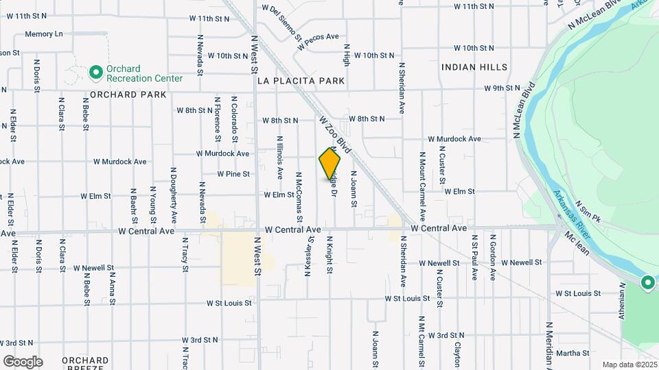 749 N Westridge Dr Map and Location Details