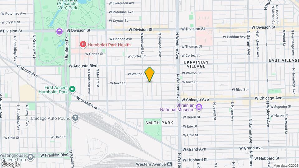 2539 W Iowa St, Unit 2 Mapa y Detalles de la Ubicación