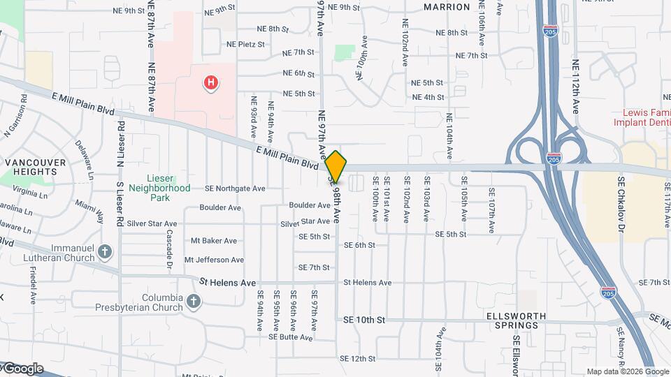 121 SE 98th Ave Mapa y Detalles de la Ubicación