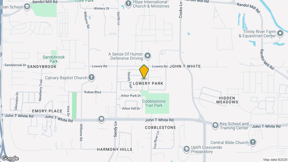 701 Cross Ridge Cir Map and Location Details