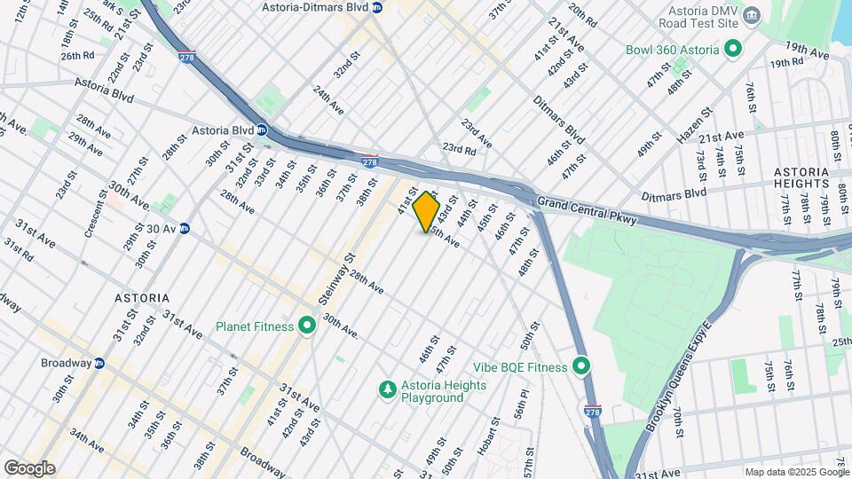 25-12 43rd St Mapa y Detalles de la Ubicación
