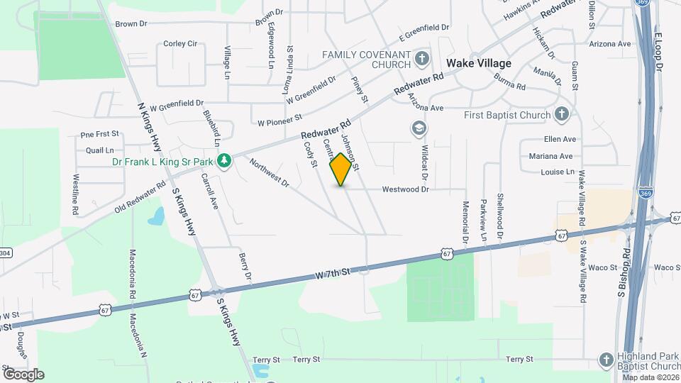 600 Central Ave Map and Location Details