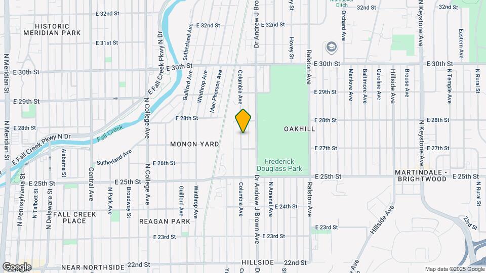 2729 Columbia Ave Map and Location Details