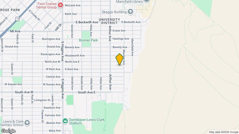 638 E Kent Ave Map and Location Details