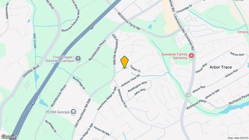 714 Jackson Park Ln NW Map and Location Details