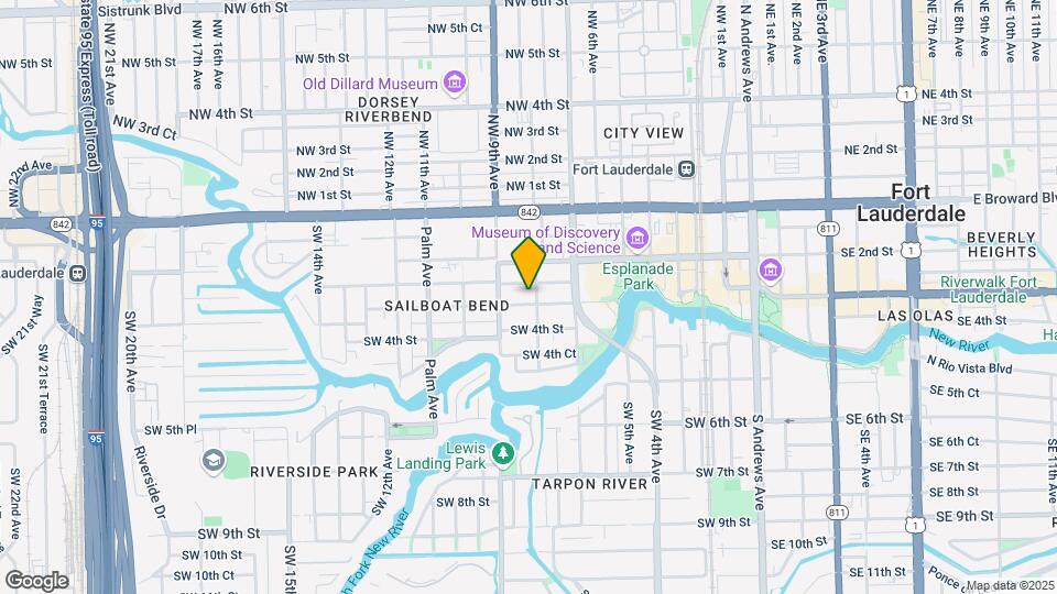 803 W Las Olas Blvd Map and Location Details