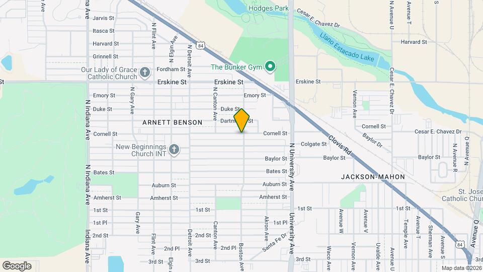 2709 Cornell St Map and Location Details