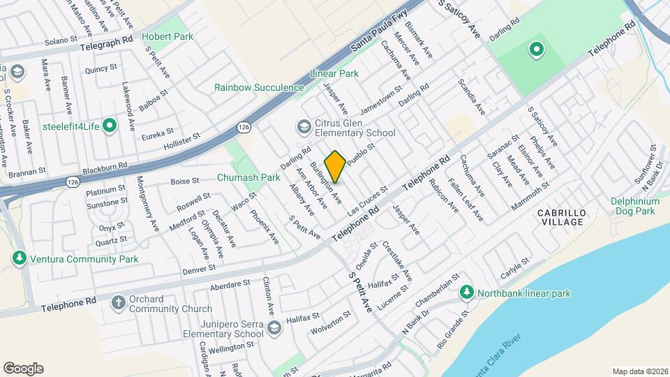 926 Burlington Ave Map and Location Details