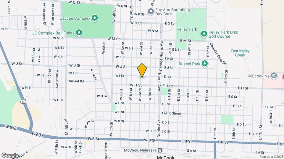 807 W 2nd St Map and Location Details