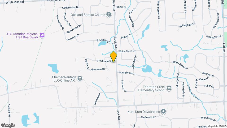 23095 Beck Rd Map and Location Details