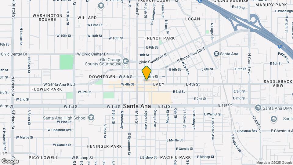 Market Lofts DTSA Map and Location Details