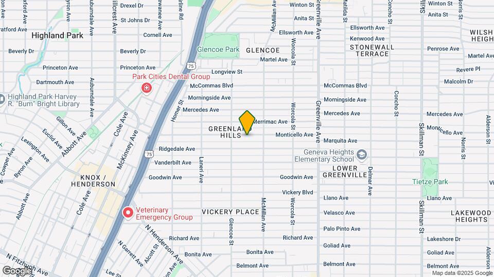 5430 Monticello Ave Map and Location Details