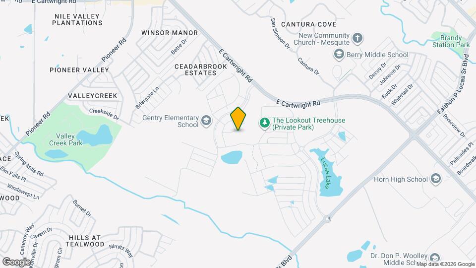 1908 Twisted Tree Ln Map and Location Details