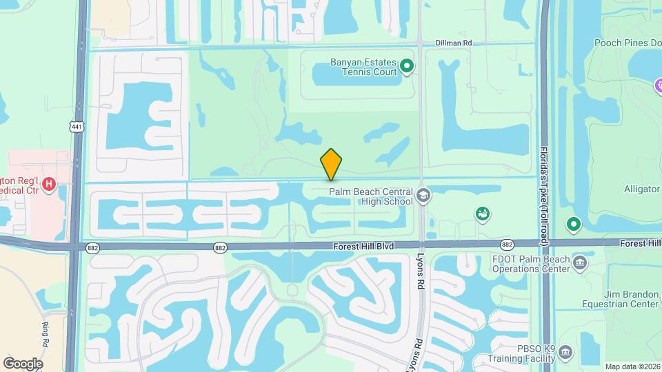 8873 Via Brilliante Map and Location Details