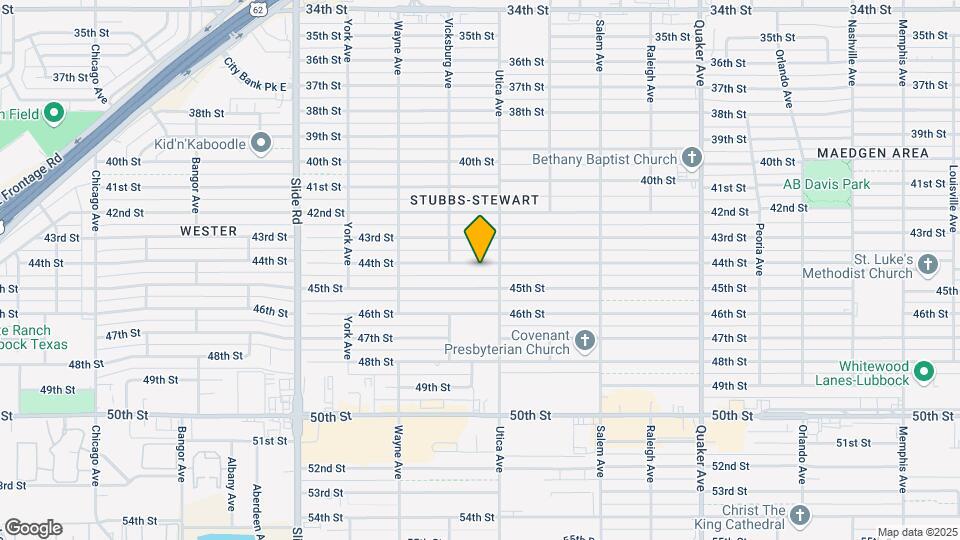 4807 44th St Map and Location Details