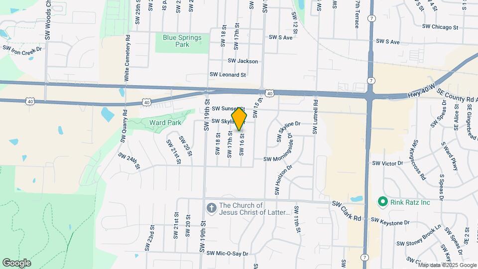 1005 SW 16 St Map and Location Details