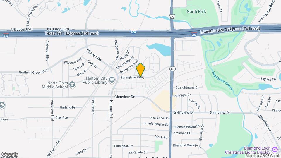 5250 Springlake Pkwy Map and Location Details