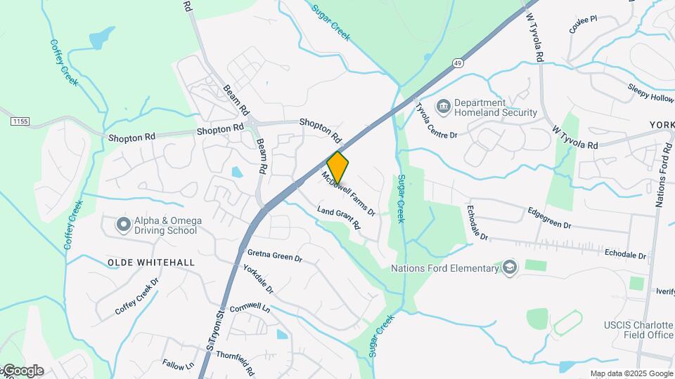 1311 McDowell Farms Dr Map and Location Details