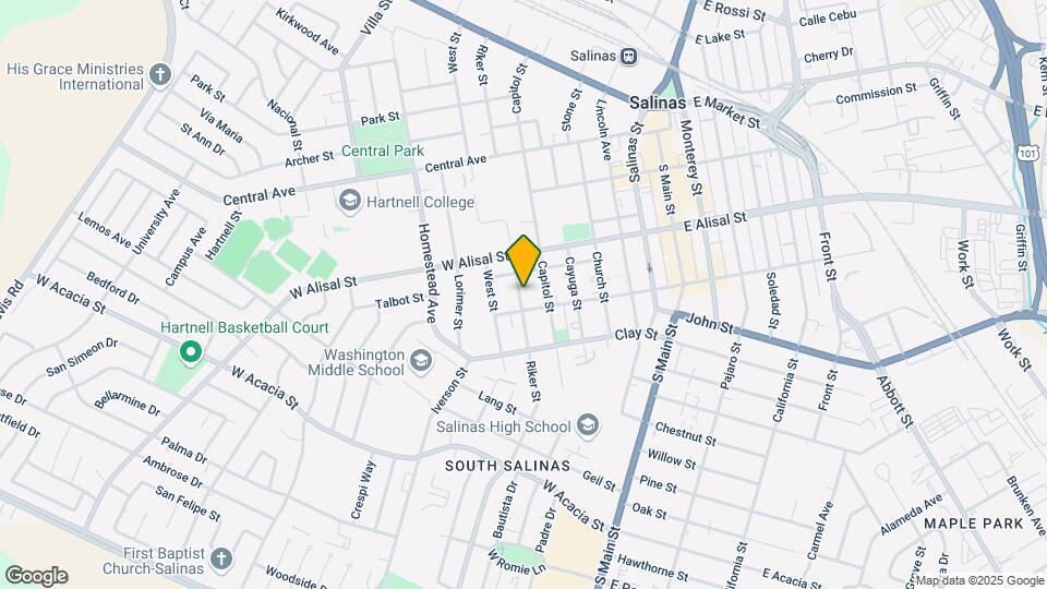 335 Riker St Mapa y Detalles de la Ubicación