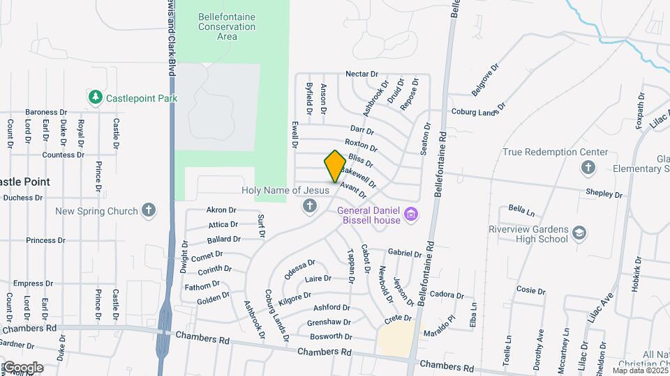 10327 Ashbrook Dr Map and Location Details