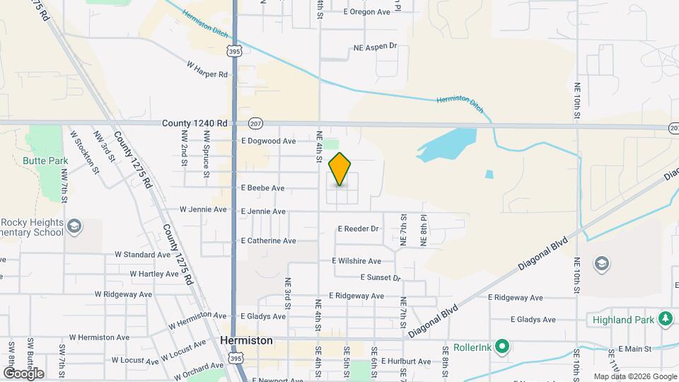 445 E Jennie Ave Mapa y Detalles de la Ubicación