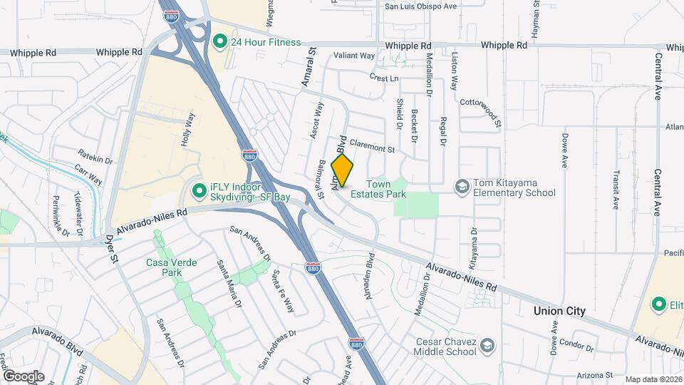 2449 Almaden Blvd Map and Location Details