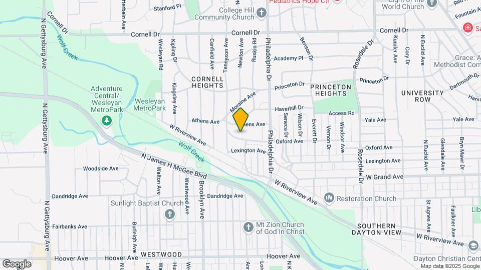 2815 Oxford Ave Map and Location Details
