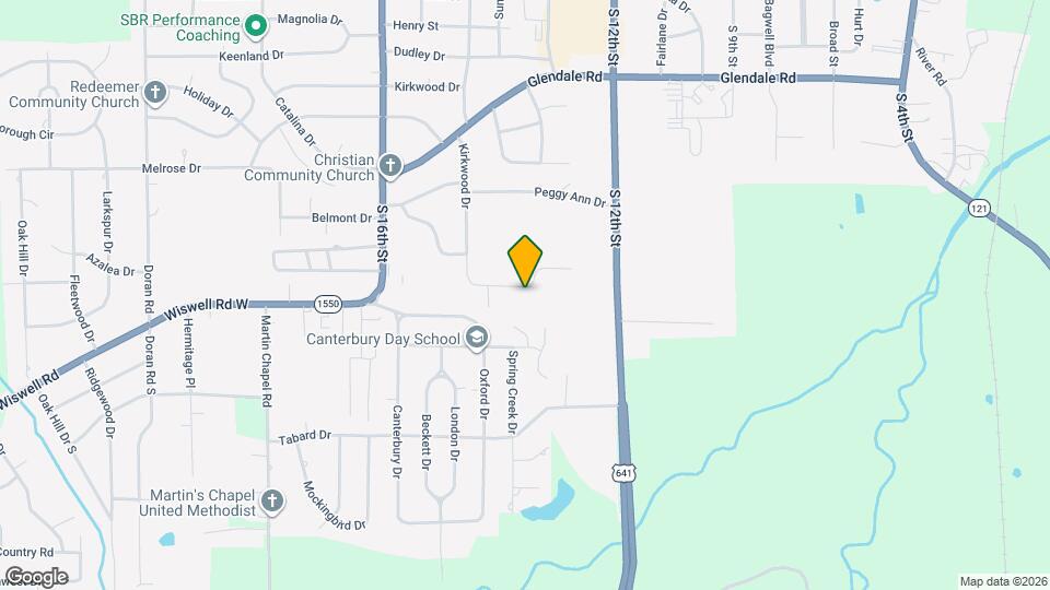 1305 Roberson St, Unit B Mapa y Detalles de la Ubicación