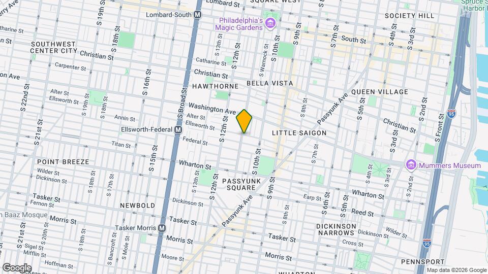 1153 S 11th St Map and Location Details