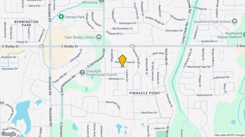 7317 Pinnacle Farms Dr Mapa y Detalles de la Ubicación