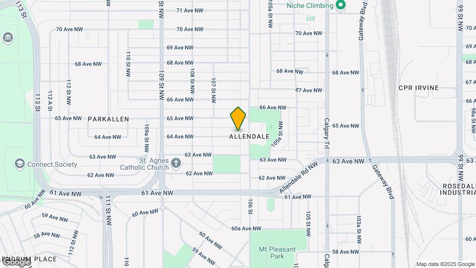 10616 64 Ave NW Map and Location Details