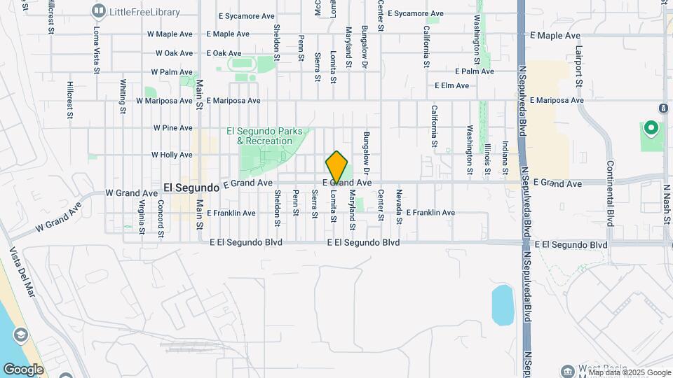800 E Grand Ave Map and Location Details