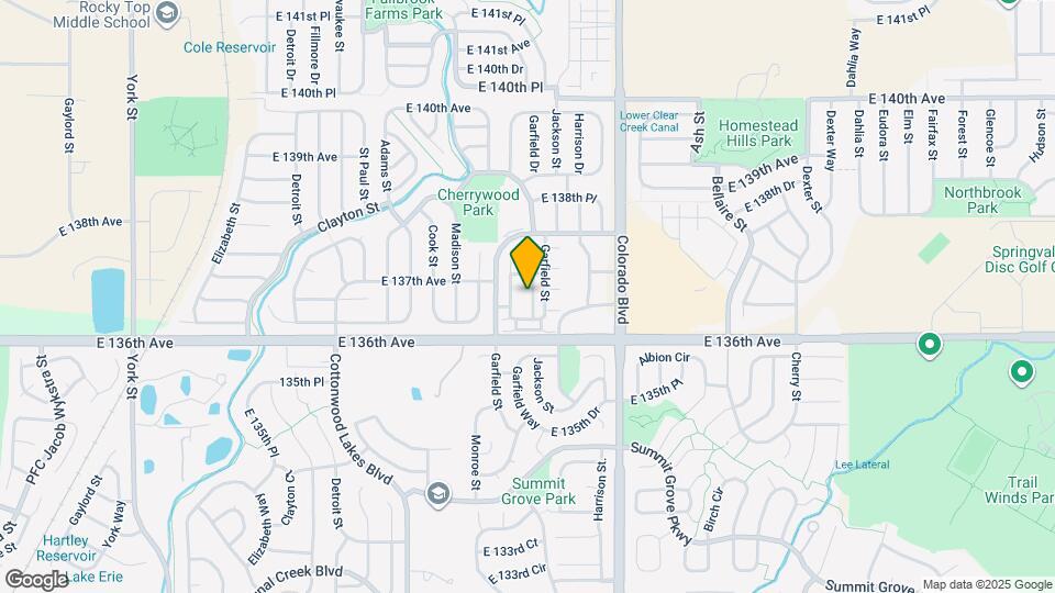 13624 Garfield St Map and Location Details