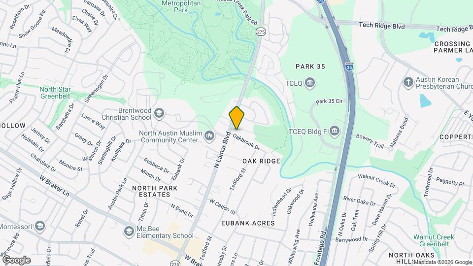 11902 Oakbrook Dr Map and Location Details