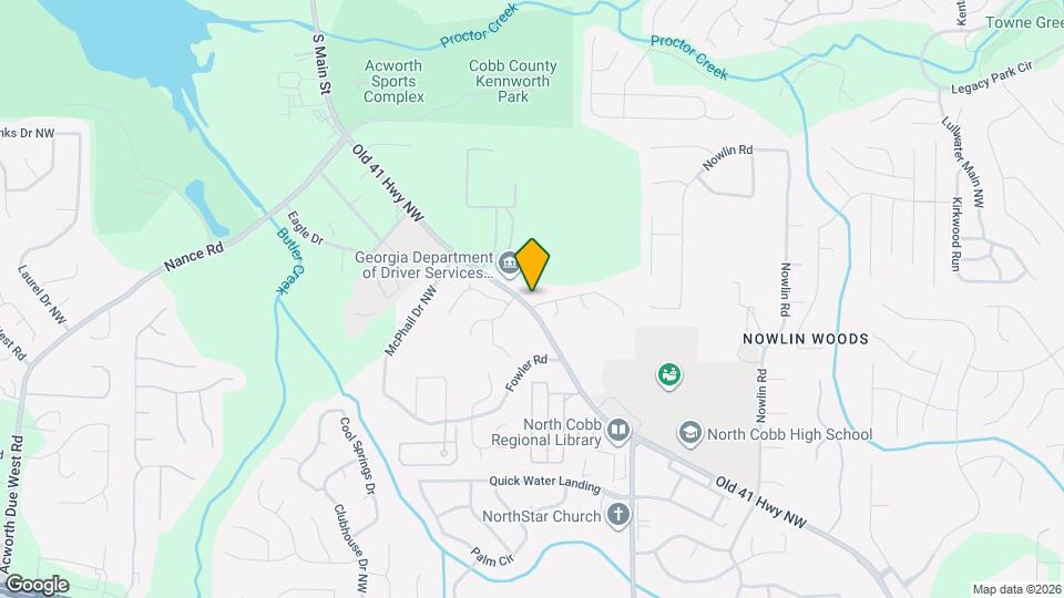 3840 Aspen Springs Map and Location Details