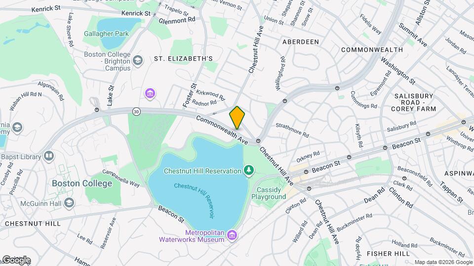 1931 Commonwealth Ave Map and Location Details