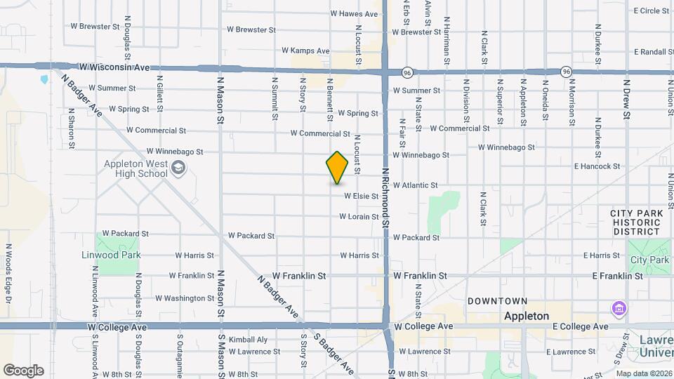 826 W Elsie St Map and Location Details