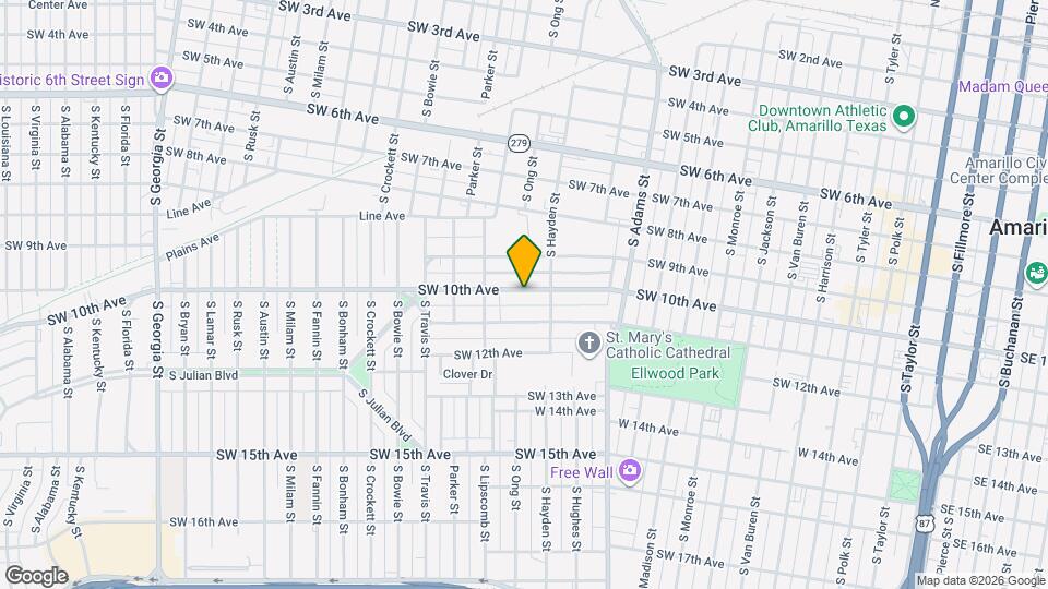 1209 SW 10th Ave, Unit Apt A Map and Location Details