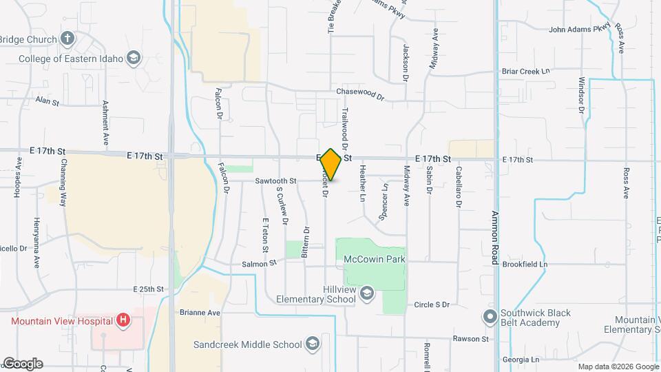 1805 Avocet Dr Map and Location Details