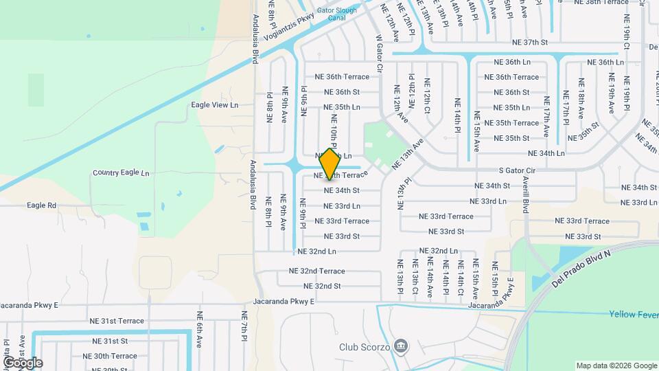 1015 NE 34th St Mapa y Detalles de la Ubicación
