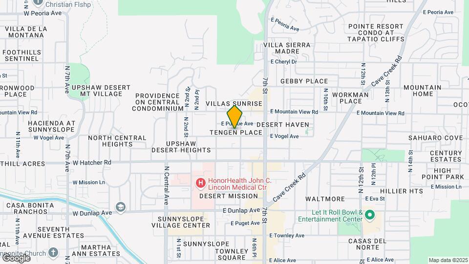 338 E Vogel Ave Map and Location Details