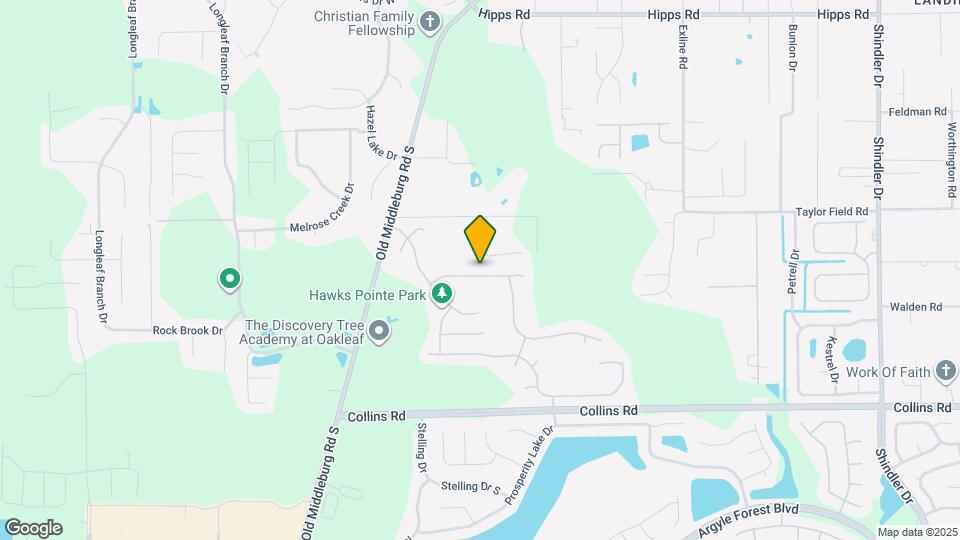 9241 Hawks Run Ln Map and Location Details