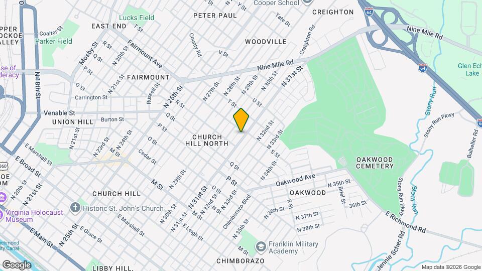 1228 N 31st St Map and Location Details
