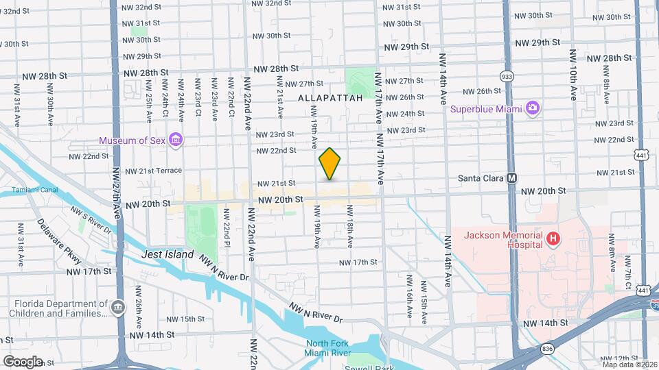 1864 NW 21st St, Unit 2 Map and Location Details
