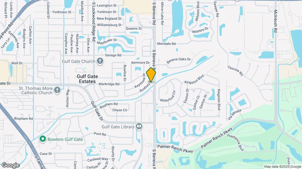 6717 Roxbury Dr Map and Location Details