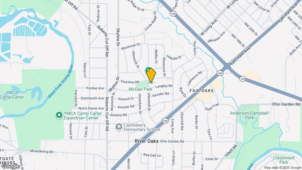 1504 Glenwick Dr Map and Location Details