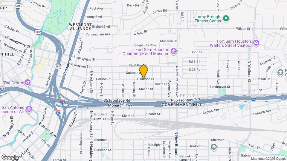 630 E Carson St Map and Location Details