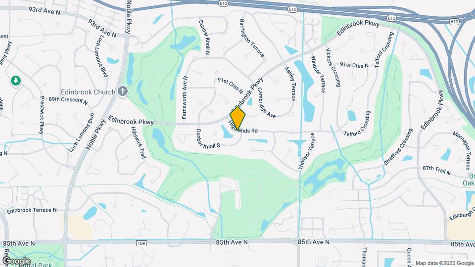 3501 Highlands Rd Map and Location Details