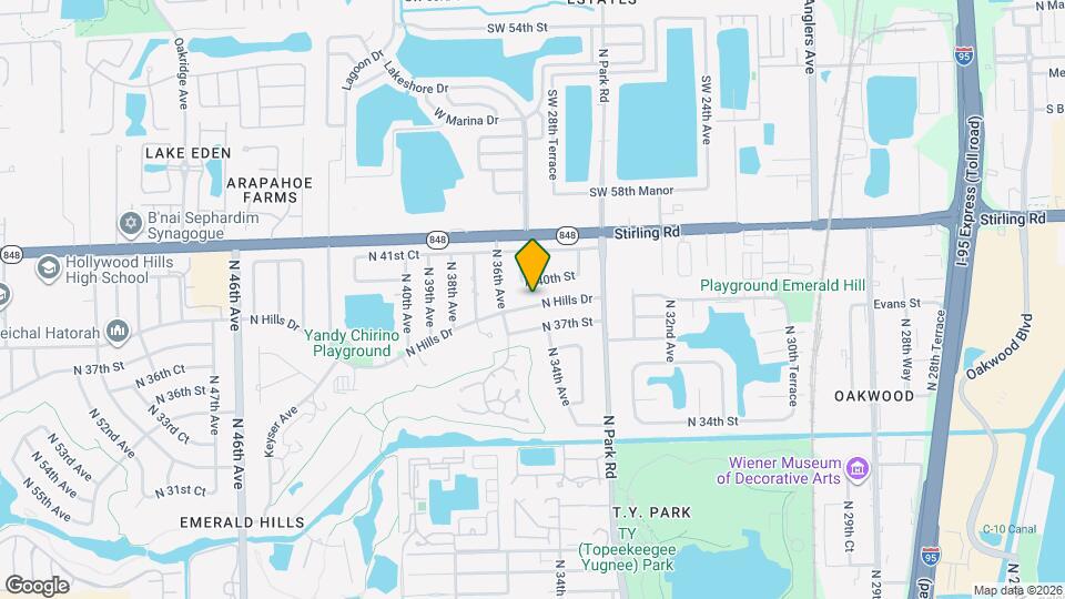 3441 N Hills Dr Map and Location Details