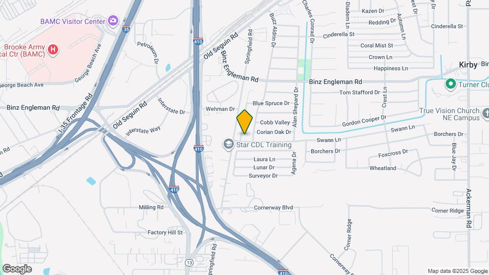 2506 corian glen dr Mapa y Detalles de la Ubicación